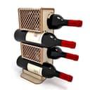 Botellero de Vino Corte Láser - Archivo Vectorial Gratis