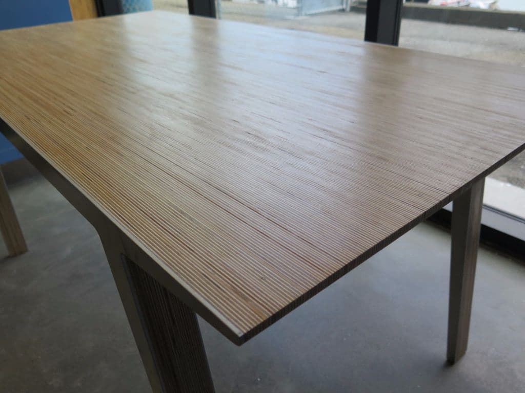 Modern Minimalist Plywood Dining Table CNC Vector Plan DXF