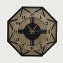 Reloj de Pared Geométrico Octogonal Vector para Corte Láser