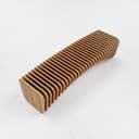 Planos de Banco Paramétrico Moderno para CNC - Archivo DXF