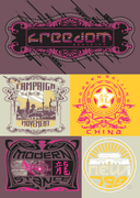 Conjunto de Vectores de Diseños Gráficos para Camisetas (CDR)