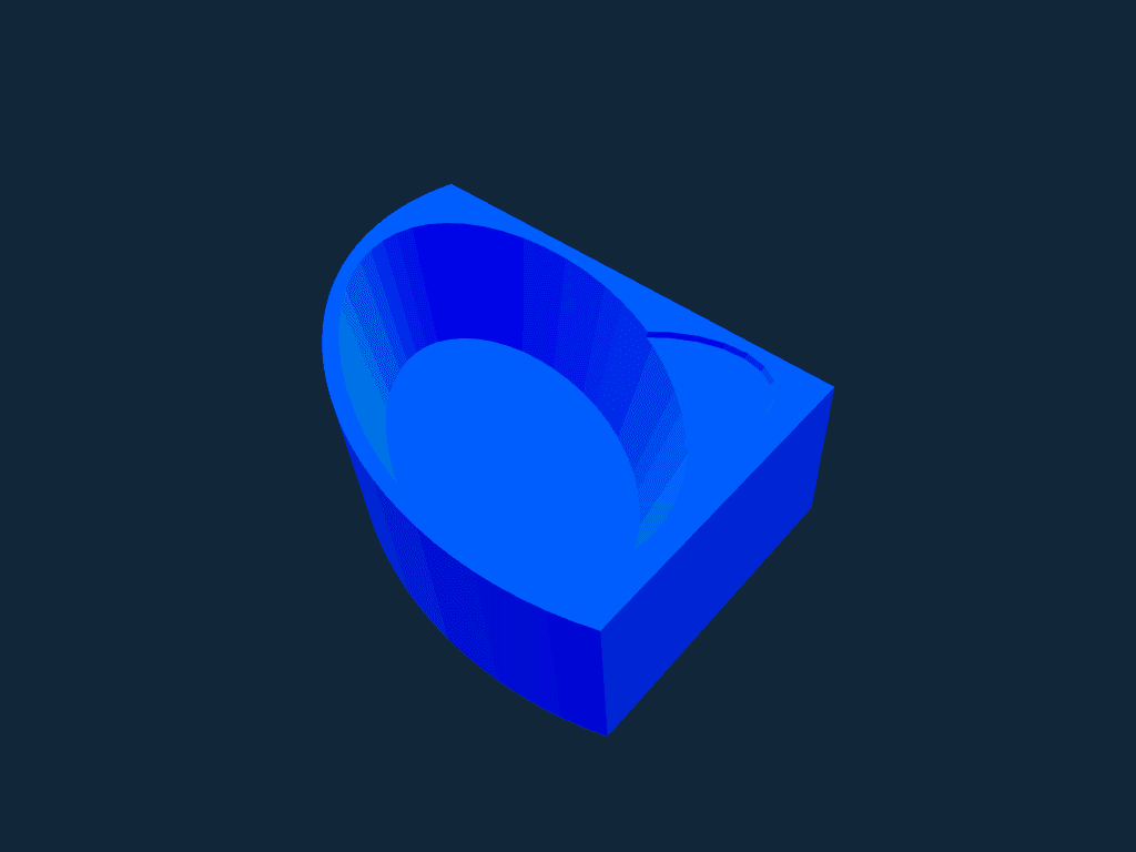 Modern Whirlpool Bathtub 3D Model STL File for CNC