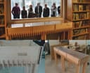Mesa de Exposição Modular para Museus Vetor CNC DXF