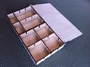 Caixa Organizadora Modular com Tampa Vetor SVG para Corte a Laser