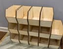 Cajas Organizadoras Apilables Vector para Corte Láser