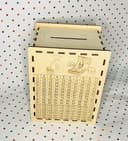 Money Saving Challenge Piggy Bank Laser Cut Vector Plan