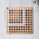 Tabla de Multiplicar Montessori de 100 Vector CDR para Corte Láser