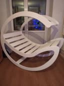 Moon Rocking Chair Vector Plan for Laser Cutting (DXF, CDR, SVG)