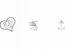 Diseños Vectoriales DXF de Amor de Madre, Derviche y Ancla