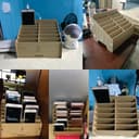 Multi-Slot Desktop Phone Organizer Laser Cut Vector File
