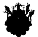 Music Band Wall Clock Vector Design for Laser Cutting