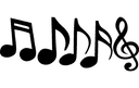 Diseño Vectorial de Notas Musicales para Corte Láser DXF