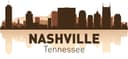 Vector del Skyline de Nashville para Corte Láser