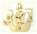 Archivo Vectorial Reloj de Pared Barco para Corte Láser