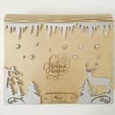 Archivo Vectorial de Caja de Regalo Bosque de Invierno
