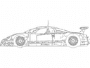 Nissan GT-R Carro de Corrida Vetor para CNC - Download DXF Grátis