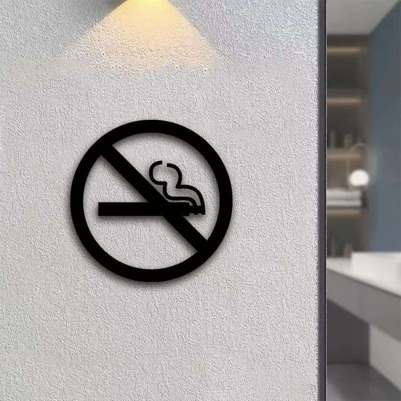 No Smoking Sign Vector for Laser Cutting - Free SVG Download