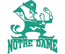 Arquivo Vetorial do Logo Notre Dame Fighting Irish para Corte a Laser