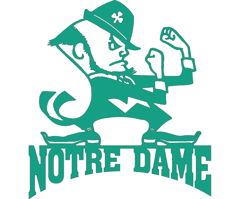 Notre Dame Fighting Irish Logo Vector File for Laser Cutting