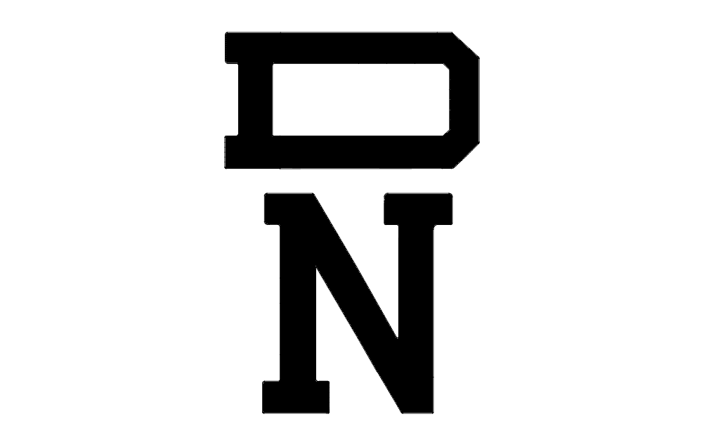 Notre Dame Monogram Logo Vector DXF File