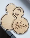 Number 8 Crochet Basket Base Laser Cut Vector File