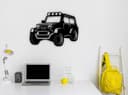 Off-Road 4x4 Jeep SUV Wall Art Laser Cut Vector File