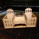 Organizador de Mesa Ponte Old Town Vetor Laser Cut
