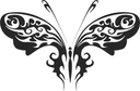 Vector de Mariposa Ornamental para Corte Láser - SVG Gratis