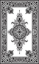 Archivo Vectorial de Borde Estilo Alhambra para Corte Láser DXF