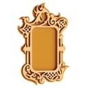Archivo Vectorial de Marco de Espejo Barroco para Láser (DXF)