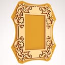 Arquivo Vetorial de Moldura de Quadro Estilo Barroco para Laser