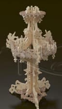 Ornate Decorative 3D Vase Laser Cut Vector File