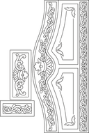 Archivo Vectorial de Cabecero Decorativo CNC