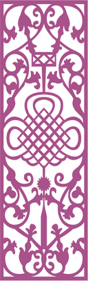 Panel Decorativo Ornamentado para Corte Láser