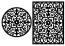 Paneles Decorativos Mandala de Pared Plantillas SVG DXF para Laser