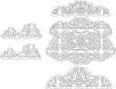 Arquivo Vetorial de Prateleira Decorativa para Corte a Laser