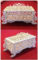 Ornate Decorative Storage Box Laser Cut Vector File