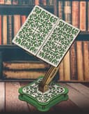Soporte de Libro Rehal Decorativo en Madera Vector Laser Cut