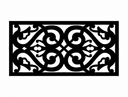 Ornate Vintage Decorative Panel DXF Vector Design