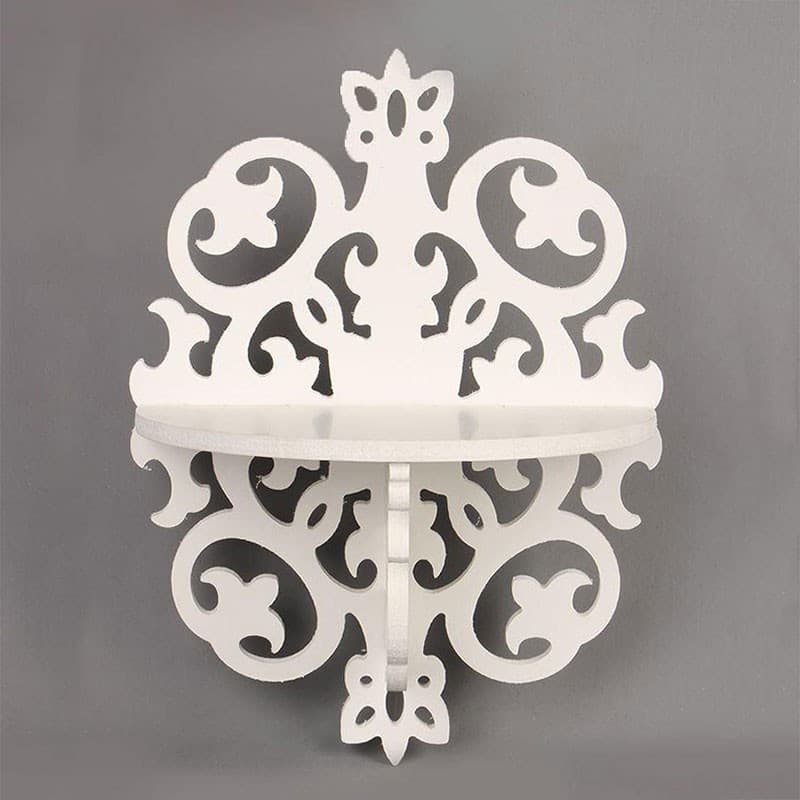 Ornate Wall Mounted Shelf Laser Cut Vector Template