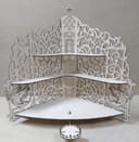 Ornate Wooden Corner Icon Shelf Laser Cut Vector File