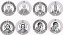 Archivos Vectoriales de Colgantes de Iconos Ortodoxos
