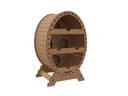 Suporte para Vinho Oval em Madeira Arquivo Vetorial (DXF)