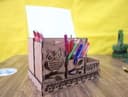 Organizador de Mesa Coruja para Corte a Laser (DXF, SVG, CDR)
