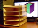 Prateleira Parametrizável para Documentos - DXF