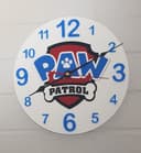 Paw Patrol Wall Clock Vector Design for Laser Cutting DXF/DWG