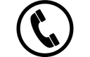 Silueta Vectorial de Icono de Teléfono para Corte Láser DXF