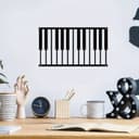 Piano Keys Wall Art Vector File for Laser Cutting (SVG, DXF)