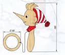 Pinocchio Ring Toss Game Laser Cut Vector File