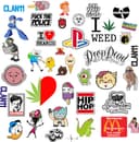 Pacote de Vetores Sticker Bomb de Cultura Pop CDR